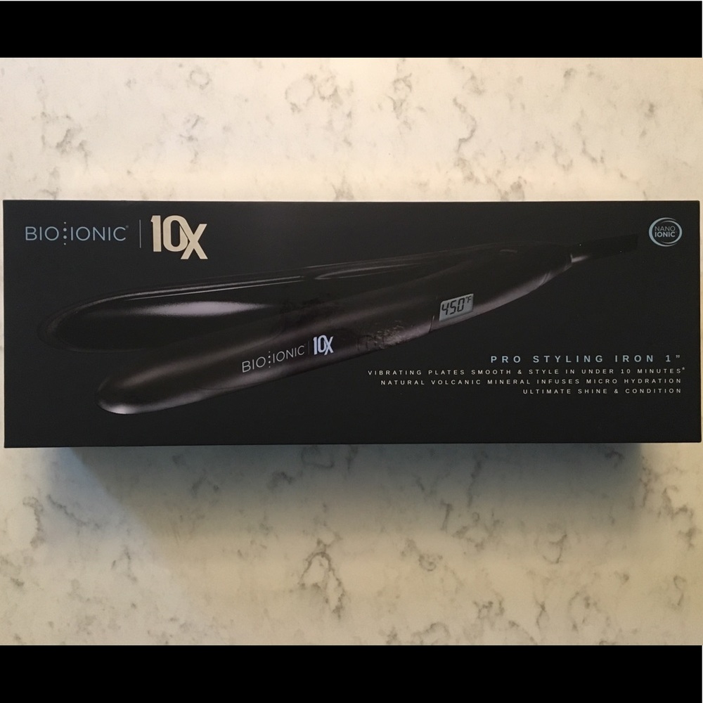 Bio Ionic 10x Pro Styling Iron 1 Inch NIB